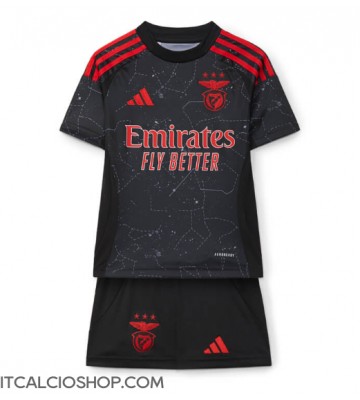 Benfica Seconda Maglia Bambino 2024-25 Manica Corta (+ Pantaloni corti)